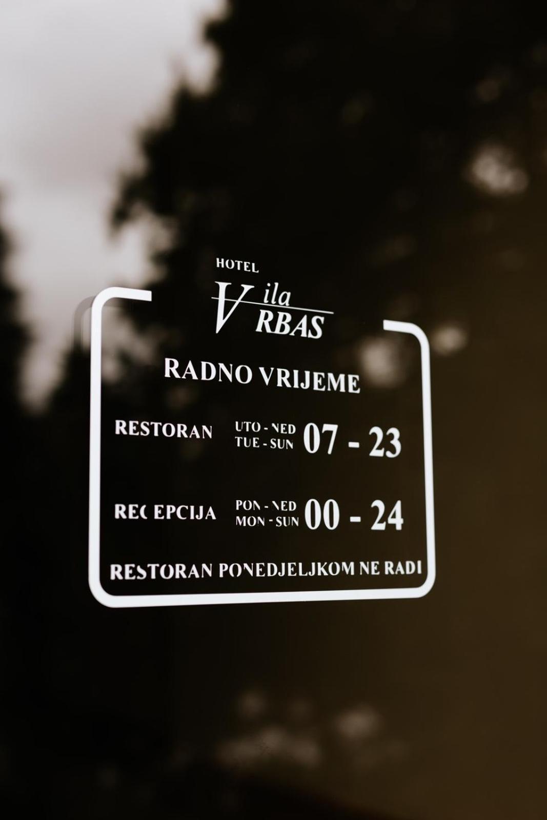 Hotel Vila Vrbas Banja Luka Zewnętrze zdjęcie